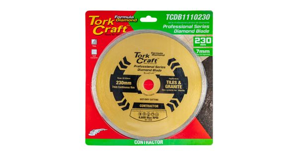 Diamond Blade 230mm X 22.22 Continues Rim product image