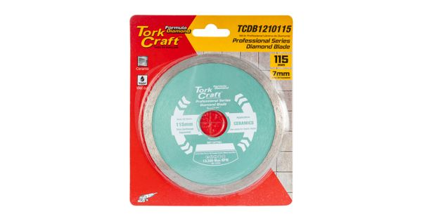 Diamond Blade 115mm Continues Rim Hot Pressed Contractor product image