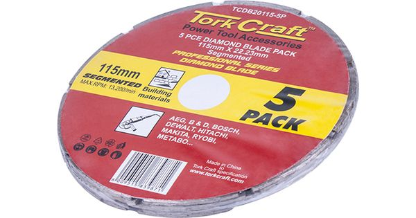 Diamond Blade Segmented 115mm Professional Bulk 5 Pack product image