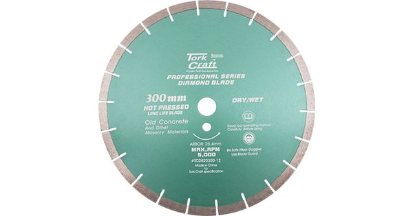 Diamond Blade 300 X 25.4mm Old Concrete Hot Pressed Segmented product image