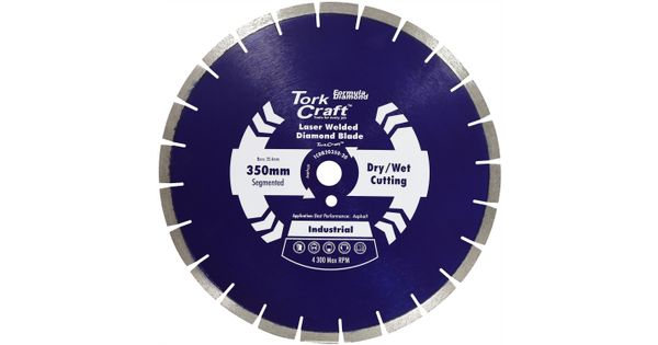 Diamond Blade 350x25.4mm Asphalt Laser Welded Segmented Tar product image
