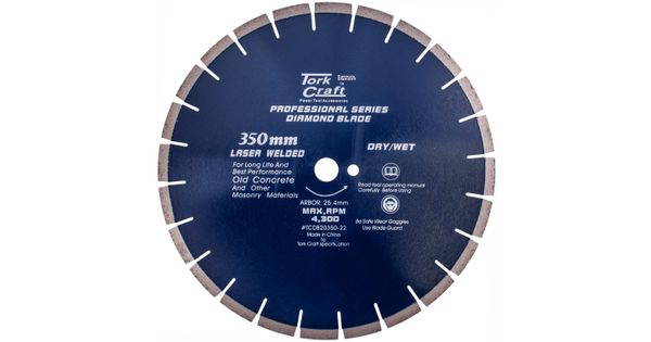 Diamond Blade 350x25.4mm Old Concrete Laser Welded Segmented product image