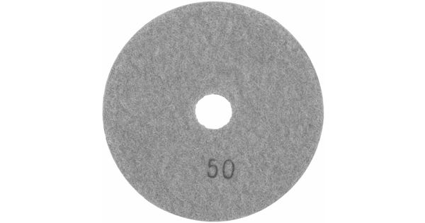 100mm Diamond Wet Polishing Pad 50 Grit Grey product image