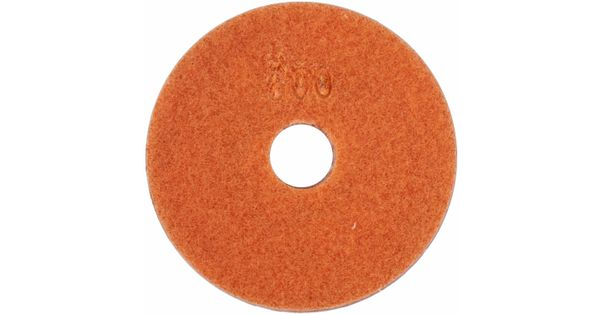 100mm Diamond Wet Polishing Pad 300 Grit Orange product image