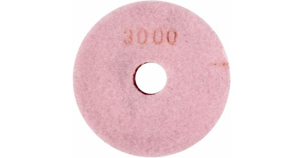 100mm Diamond Wet Polishing Pad 3000 Grit Pink product image