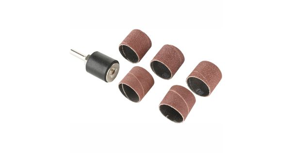 Drum Sander 25.4mm Diam. 6mm Shaft With 5/pk Sanding Sleeves product image