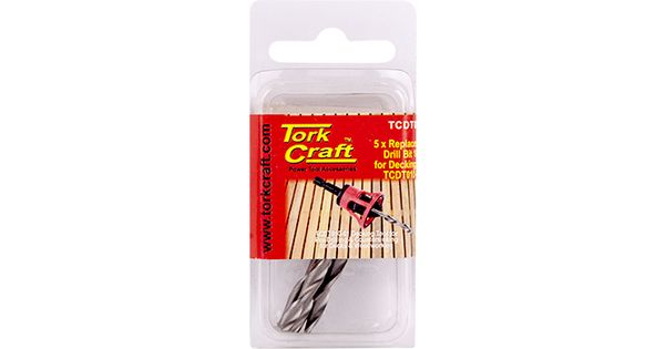 Replacement Drill Bits 10g X 5pc For Decking Tool Tcdt010-01 product image