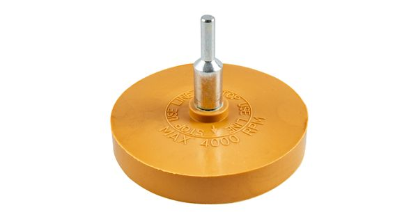 Rubber Eraser Wheel Solid 87mm X 6mm Spindle product image