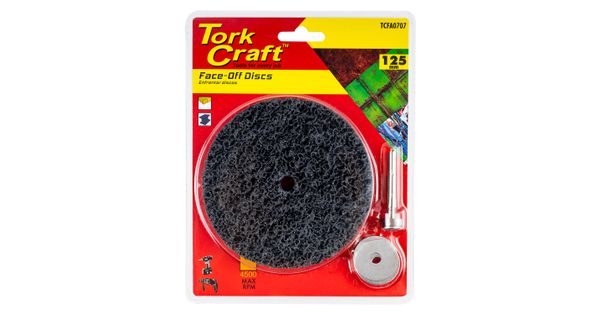 Face Off Disc And Arbor 125mm Carded For Drill product image