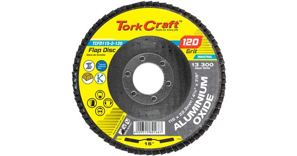 Flap Disc 115mm 15 Deg.angle 120grit A/o product image