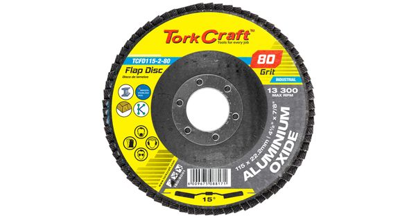 Flap Disc 115mm 15 Deg.angle 80grit A/o product image