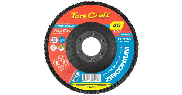 Flap Disc Zirconium 115mm 40 Grit Flat product image