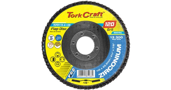 Flap Disc Zirconium 115mm 120grit Angled product image