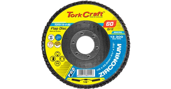 Flap Disc Zirconium 115mm 60grit Angled product image