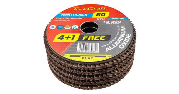 Flap Sanding Disc 115mm 60grit 4+1 Free A/o product image