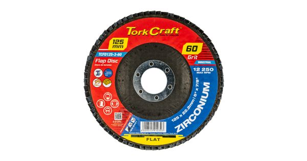 Flap Disc Zirconium 125mm 60 Grit Flat product image