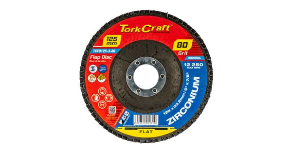 Flap Disc Zirconium 125mm 80 Grit Flat product image