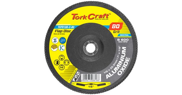 Flap Disc 180mm 15 Deg.angle 80grit A/o product image