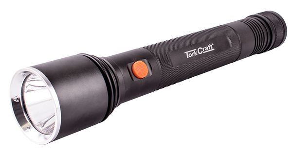 Torch Led Alum. 500lm Blk Use 3x D-cell Batteries Tork Craft Flash Lig product image