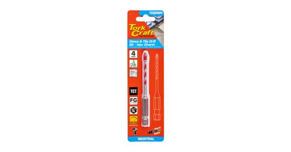 Glass & Tile Drill 4mm Hex Shank Industrial product image