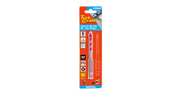 Glass & Tile Drill 6mm Hex Shank Industrial product image