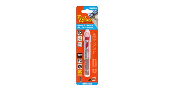 Glass & Tile Drill 10mm Hex Shank Industrial product image