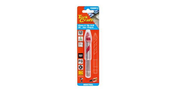 Glass & Tile Drill 12mm Hex Shank Industrial product image