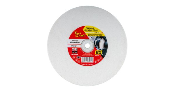 Grinding Wheel 200x25x32mm Bore Fine 60gr W/bushes For B/g White product image