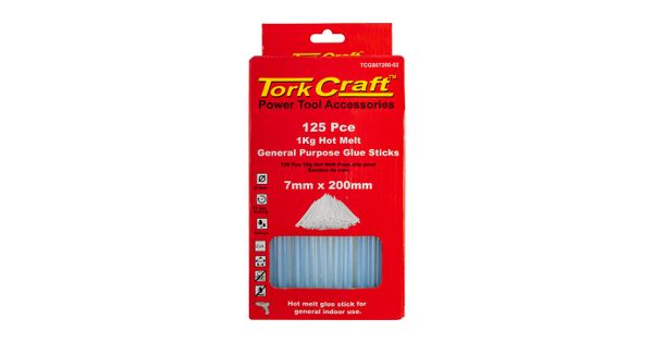 Glue Stick 07 X 200mm 125pc 1kg Hot Melt Gen. Purpose Eva 18000cps product image