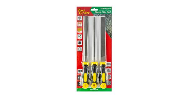 File Set 3pc Flat/half Round/round Steel Files product image