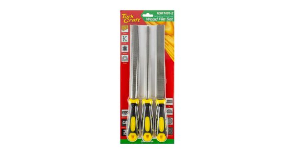 File Set 3pc Flat/half Round/round Wood Rasps product image