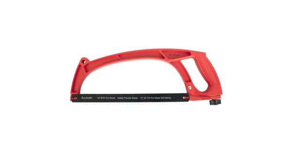 Aluminum Alloy Hacksaw Frame 300mm C/w Flexible Double Edge Blade product image