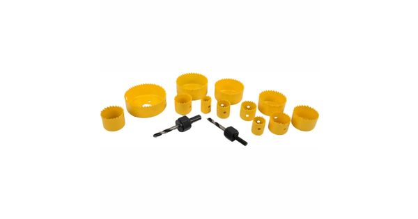 Hole Saw Set 15pce In Case Carbon Steel product image
