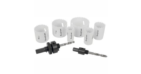 Holesaw Set 9pc In Case Bi-metal 22 29 35 44 51 64mm product image