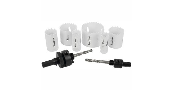 Holesaw Set 9pc In Case Bi-metal 19 22 29 38 44 57mm product image