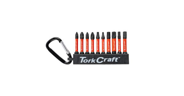 Impact Power Bit Set 10pc 50mm Pz Ph Sq Torx Hex product image