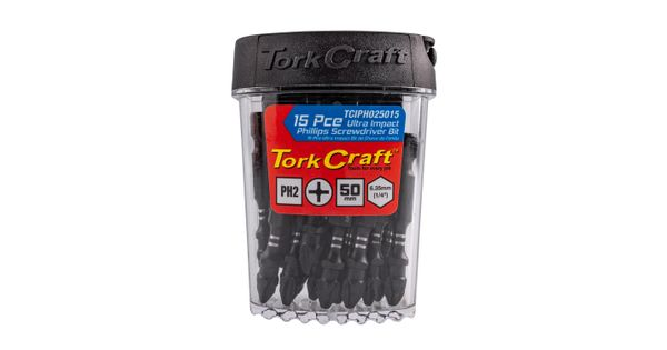 Impact Phil.2 X 50mm Power Bit 15pc Tic Tac Case Ph2 product image