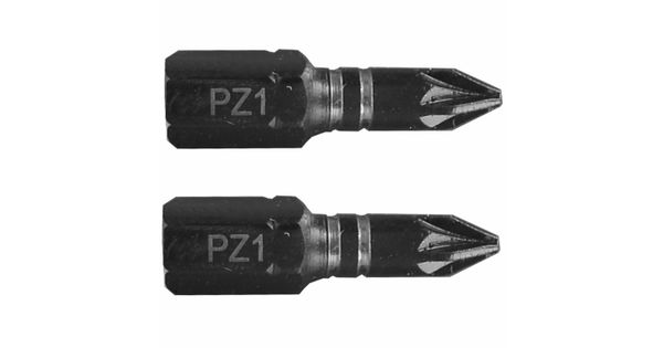 Impact Pozi.1 X 25mm Ins.bit 2/card Pz1 product image