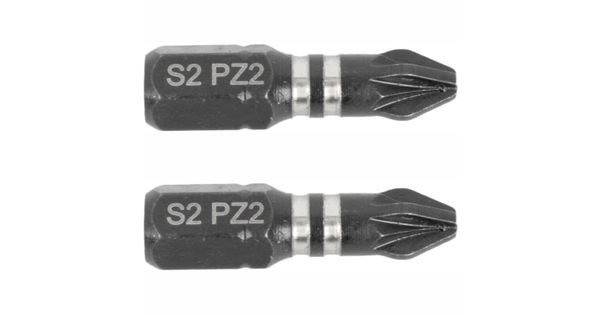 Impact Pozi.2 X 25mm Ins.bit 2/card Pz2 product image