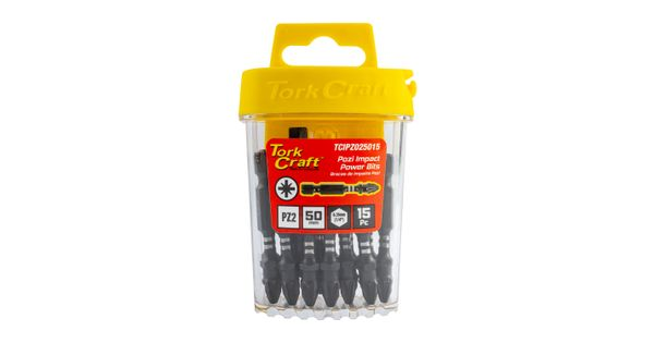 Impact Pozi.2 X 50mm Insert Bit 15pc Tic Tac Case Pz2 product image