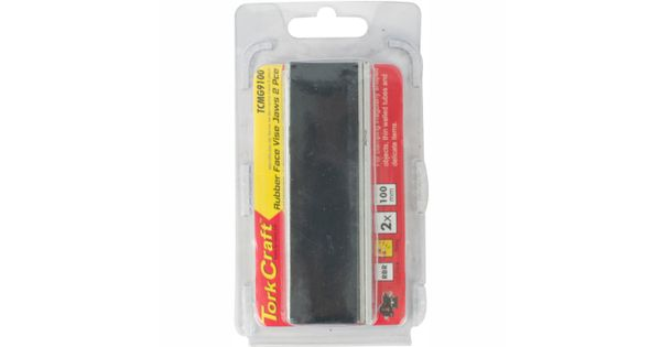 Vice Jaws Magnetic Alum. 100mm X 32mm 2pc Rubber Face product image