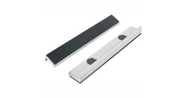Vice Jaws Magnetic Alum. 200mm X 32mm 2pc Rubber Face product image