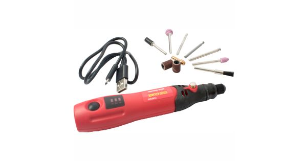 Mini Tool Set Cordless 3.7v Li-ion Usb Rechargeable C/w Accesories product image