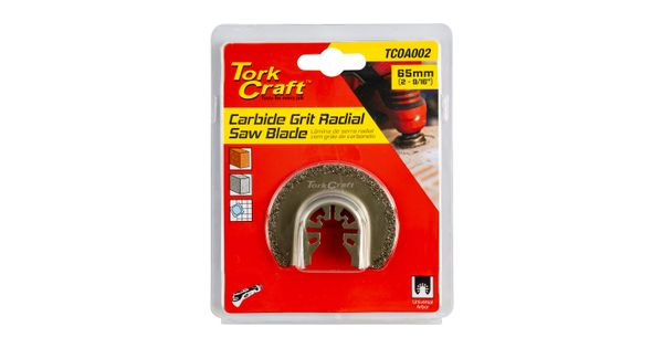 Tork Craft TCOA002 Quick Change Carbide Grit Radial Saw Blade 65mm product image