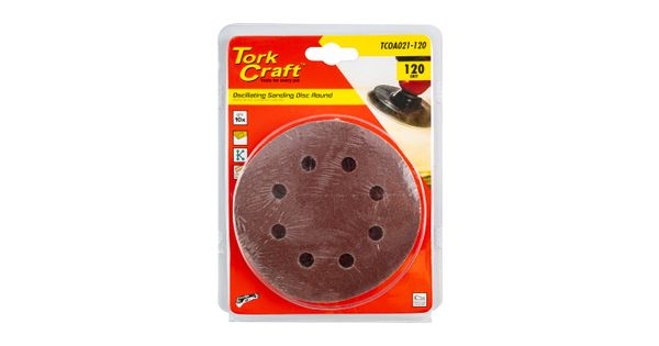 Oscillating Sandpaper A/o 115mm 10pc Round 120grit product image