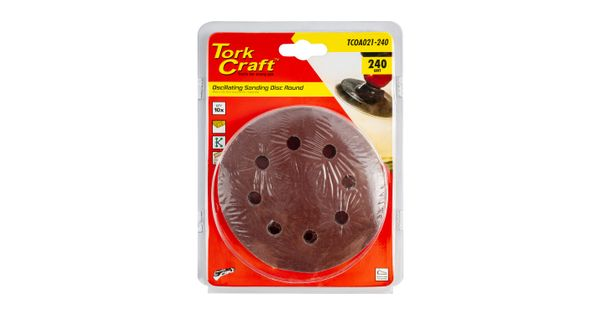 Oscillating Sandpaper A/o 115mm 10pc Round 240grit product image