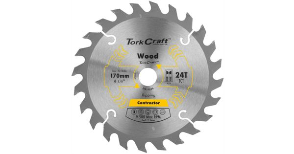 Blade Contractor 170 X 24t 20/16 Circular Saw Tct product image