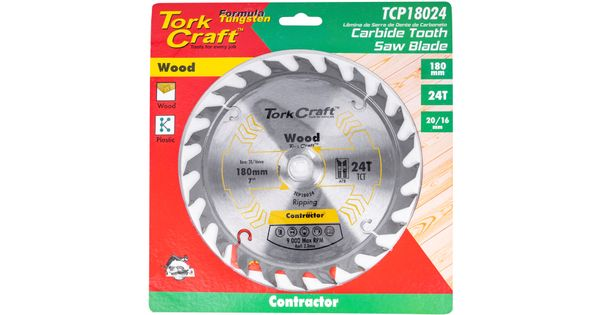 Blade Contractor 180 X 24t 20/16 Circular Saw Tct product image