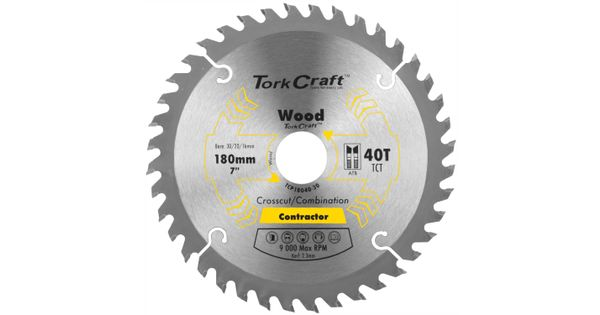 Blade Contractor 180 X 40t 30/20/16 Circular Saw Tct product image