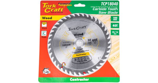 Blade Contractor 180 X 40t 20/16 Circular Saw Tct product image